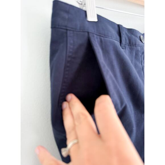 J.Crew | NWOT 4" heritage chino short in Navy Blue | Sz 8 - Picture 4 of 10